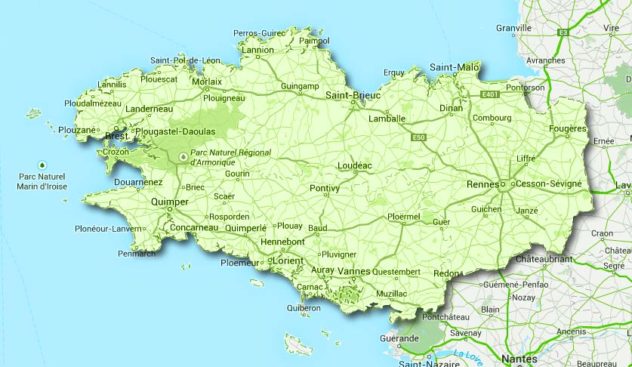 Le Manoir de Pleac carte-de-la-bretagne