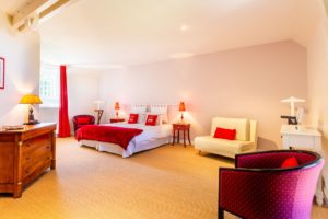 Le Manoir de Pleac media-Suite Rouge Chene-010